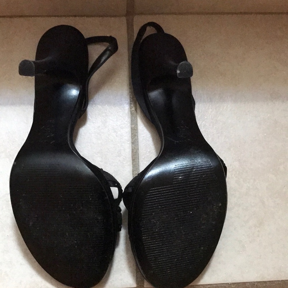Nina black sandals size 8.5 - Picture 5 of 7